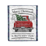 Tartan Blanket Vintage Red Truck with Christmas Tree Family Scottish Clan Morton plaid blanket, red plaid blanket, buffalo plaid blanket, green plaid blanket, plaid fleece blanket, blue plaid blanket, red tartan blanket, tartan plaid blanket, black and white plaid blanket, , christmas plaid blanket, orange plaid blanket, tartan plaid throw blanket, pink plaid blanket, brown plaid blanket, buffalo check blanket