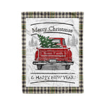 Tartan Blanket Vintage Red Truck with Christmas Tree Family Scottish Clan Burns Check plaid blanket, red plaid blanket, buffalo plaid blanket, green plaid blanket, plaid fleece blanket, blue plaid blanket, red tartan blanket, tartan plaid blanket, black and white plaid blanket, , christmas plaid blanket, orange plaid blanket, tartan plaid throw blanket, pink plaid blanket, brown plaid blanket, buffalo check blanket