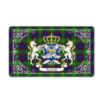 Doormat - Welcome Mat Scottish Durie Clan Badge Tartan Door Mat, Plaid Doormat