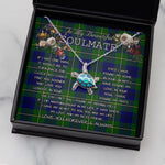 Sea Turtle Necklace To My Beautiful Soulmate Necklace In Your Eyes I Have Found My Home Clan Johnson Tartan Blue Turtle Necklace