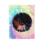 Scotstee Shop - Scotstee Shop Blanket Sunflower Tie Dye Hippie Fleece Blanket