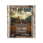 Scotstee Shop - Scotstee Shop Fleece Blanket Gift For Dad No Matter Hor Far I Go In Life Father Day Gifts Fleece Blanket
