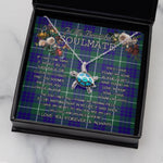 Sea Turtle Necklace To My Beautiful Soulmate Necklace In Your Eyes I Have Found My Home Clan Hamilton Hunting Modern Tartan Blue Turtle Necklace