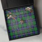 To My Beautiful Soulmate Necklace In Your Eyes I Have Found My Home Clan Graham Of Menteith Modern Tartan Crown Pendant Necklace