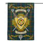 House Flag - Aiton Irish Shield Celtic Cross Tartan Garden Flag St Patrick's Day Garden Flag