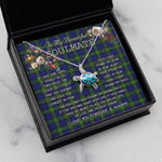 Sea Turtle Necklace To My Beautiful Soulmate Necklace In Your Eyes I Have Found My Home Clan MacEwen Tartan Blue Turtle Necklace