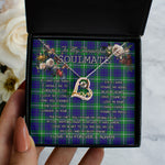 To My Beautiful Soulmate Necklace In Your Eyes I Have Found My Home Clan Hamilton Hunting Tartan Forever Love Necklace