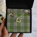 To My Beautiful Soulmate Necklace In Your Eyes I Have Found My Home Clan Cunningham Dress Green Tartan Forever Love Necklace