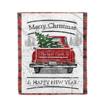 Tartan Blanket Vintage Red Truck with Christmas Tree Family Scottish Clan MacDuff Ancient plaid blanket, red plaid blanket, buffalo plaid blanket, green plaid blanket, plaid fleece blanket, blue plaid blanket, red tartan blanket, tartan plaid blanket, black and white plaid blanket, , christmas plaid blanket, orange plaid blanket, tartan plaid throw blanket, pink plaid blanket, brown plaid blanket, buffalo check blanket