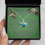 Sea Turtle Necklace To My Beautiful Soulmate Necklace In Your Eyes I Have Found My Home Clan Currie Tartan Blue Turtle Necklace, Valentine Necklace Gift for Girlfriend Clan Mitchell Ancient Tartan Sunflower Pendant Necklace, Scottish Tartan Jewelry, valentine necklace, necklace girlfriend, necklace for wife, cute necklaces for girlfriend, jewelry for girlfriend, to my soulmate necklace, to my future wife necklace
