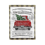 Tartan Blanket Vintage Red Truck with Christmas Tree Family Scottish Clan Dunlop Hunting plaid blanket, red plaid blanket, buffalo plaid blanket, green plaid blanket, plaid fleece blanket, blue plaid blanket, red tartan blanket, tartan plaid blanket, black and white plaid blanket, , christmas plaid blanket, orange plaid blanket, tartan plaid throw blanket, pink plaid blanket, brown plaid blanket, buffalo check blanket