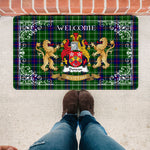 Doormat - Tartan Door Mat The Family Duncan Welcome Mat, Plaid Doormat Scottish