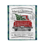 Tartan Blanket Vintage Red Truck with Christmas Tree Family Scottish Clan Kennedy Ancient plaid blanket, red plaid blanket, buffalo plaid blanket, green plaid blanket, plaid fleece blanket, blue plaid blanket, red tartan blanket, tartan plaid blanket, black and white plaid blanket, , christmas plaid blanket, orange plaid blanket, tartan plaid throw blanket, pink plaid blanket, brown plaid blanket, buffalo check blanket