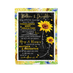 Scotstee Shop - Fleece Blanket - Mother And Daughter Blanket You Are My SunShine Mother Day Gifts Fleece Blanket