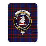 Scotstee Shop Tartan Plaid Blanket Home Modern Clan Crest Badge Scottish Tartan Plaid Sherpa Blanket