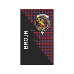 Scotstee Shop Brown Tartan Garden Flag - Flash Style