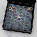 Sea Turtle Necklace To My Beautiful Soulmate Necklace In Your Eyes I Have Found My Home Clan Boswell Tartan Blue Turtle Necklace