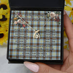 To My Beautiful Soulmate Necklace In Your Eyes I Have Found My Home Clan Bell Tartan Wishbone Dancing Necklace