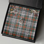To My Beautiful Soulmate Necklace In Your Eyes I Have Found My Home Clan MacDuff Dress Ancient Tartan Crown Pendant Necklace