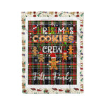 Products Personalized Gift Tartan Plaid Blanket Clan Fulton With Christmas Cookie Baking Crew Christmas Gift Blanket, Plaid Blanket, Christmas Fleece Blanket, Christmas Blanket, Tartan Blanket, Scottish Blanket, Scotland Blanket, Family Name Blanket, Custom Blanket, Personalized Blanket