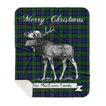 Scotstee Shop Plaid Tartan Blanket With Moose Clan MacEwen Hunting Plaid Blanket, plaid blanket australia,plaid blanket canada,plaid christmas blanket,plaid fleece sherpa blanket,plaid sherpa blanket canada,plaid sherpa blanket lipstick,plaid sherpa blanket pink,plaid sherpa blanket queen