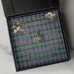 To My Beautiful Soulmate Necklace In Your Eyes I Have Found My Home Clan Logan Ancient Tartan Crown Pendant Necklace