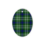 Tweedside Tartan Oval Ornaments, Christmas Tree Ornament, Plaid Christmas Ornaments, Ceramic Oval Christmas Tree Decoration, Tartan Oval Ornaments, Christmas Tree Ornament, Plaid Christmas Ornaments, Ceramic Oval Christmas Tree Decoration