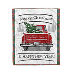 Tartan Blanket Vintage Red Truck with Christmas Tree Family Scottish Clan MacIntyre Ancient plaid blanket, red plaid blanket, buffalo plaid blanket, green plaid blanket, plaid fleece blanket, blue plaid blanket, red tartan blanket, tartan plaid blanket, black and white plaid blanket, , christmas plaid blanket, orange plaid blanket, tartan plaid throw blanket, pink plaid blanket, brown plaid blanket, buffalo check blanket