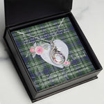 Rising Phoenix Necklace - Valentine Necklace Clan Blyth Tweeside Tartan Gift for Girlfriend, Gift for My Wife Rising Phoenix Necklace