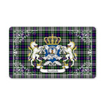 Doormat - Welcome Mat Scottish Davidson of Tulloch Dress Clan Badge Tartan Door Mat, Plaid Doormat