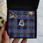 To My Beautiful Soulmate Necklace In Your Eyes I Have Found My Home Clan Angus Modern Tartan Forever Love Necklace