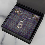 To My Beautiful Soulmate Necklace In Your Eyes I Have Found My Home Clan RCAF Tartan Rising Phoenix Necklace