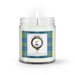 Soy Wax Candle - Buffalo Plaid Candle Clan Crest Badge Barclay Hunting Ancient Tartan Plaid Soy Wax Candle, oil candle, candle handmade, wax candle, soy wax, nature wax, natural soy wax, natural soy candles, natural candle