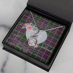 Rising Phoenix Necklace - Valentine Necklace Clan Taylor Tartan Gift for Girlfriend, Gift for My Wife Rising Phoenix Necklace