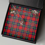 To My Beautiful Soulmate Necklace In Your Eyes I Have Found My Home Clan Ruthven Tartan Crown Pendant Necklace