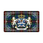 Doormat - Welcome Mat Scottish Fraser Hunting Ancient Clan Badge Tartan Door Mat, Plaid Doormat
