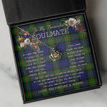 To My Beautiful Soulmate Necklace In Your Eyes I Have Found My Home Clan Gunn Tartan Crown Pendant Necklace