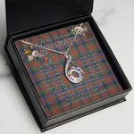 To My Beautiful Soulmate Necklace In Your Eyes I Have Found My Home Clan MacDuff Hunting Modern Tartan Rising Phoenix Necklace