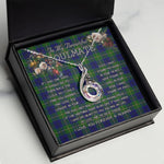 To My Beautiful Soulmate Necklace In Your Eyes I Have Found My Home Clan Marjoribanks Modern Tartan Rising Phoenix Necklace