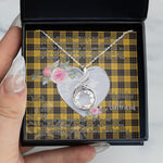 Rising Phoenix Necklace - Valentine Necklace Clan MacLeod of Lewis Ancient Tartan Gift for Girlfriend, Gift for My Wife Rising Phoenix Necklace