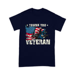 Scotstee Shop - Thank You Veteran US Flag Soldiers Vintage Men Gift 4th Of July Shirt
