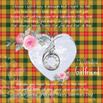 Rising Phoenix Necklace - Valentine Necklace Clan Baxter Tartan Gift for Girlfriend, Gift for My Wife Rising Phoenix Necklace
