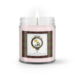 Soy Wax Candle - Buffalo Plaid Candle Clan Crest Badge Buchan Tartan Plaid Soy Wax Candle, oil candle, candle handmade, wax candle, soy wax, nature wax, natural soy wax, natural soy candles, natural candle