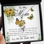 Sunflower Pendant Necklace - Mom Necklace, To My Mom Gift Necklace, Mother's Day Cute Gift For Mom, Mother Daughter Necklace