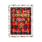 Personalized Gift Tartan Plaid Blanket Clan Ramsay Modern With Christmas Cookie Baking Crew Christmas Gift Blanket, Plaid Blanket, Christmas Fleece Blanket, Christmas Blanket, Tartan Blanket, Scottish Blanket, Scotland Blanket, Family Name Blanket, Custom Blanket, Personalized Blanket