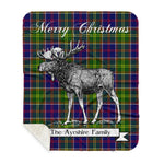 Scotstee Shop Plaid Tartan Blanket With Moose Clan Ayrshire Plaid Blanket, plaid blanket australia,plaid blanket canada,plaid christmas blanket,plaid fleece sherpa blanket,plaid sherpa blanket canada,plaid sherpa blanket lipstick,plaid sherpa blanket pink,plaid sherpa blanket queen