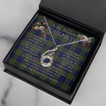 To My Beautiful Soulmate Necklace In Your Eyes I Have Found My Home Clan Colquhoun Tartan Rising Phoenix Necklace