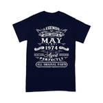 Scotstee Shop - 47th Birthday Vintage Tee For Legends Born In May 1974 Birthday Shirt