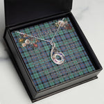 To My Beautiful Soulmate Necklace In Your Eyes I Have Found My Home Clan MacTaggart Tartan Rising Phoenix Necklace