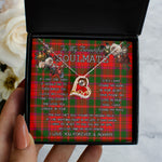 To My Beautiful Soulmate Necklace In Your Eyes I Have Found My Home Clan Crief Tartan Forever Love Necklace